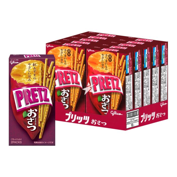 GLICO PRETZ Snack Sweet Potato (10PCS)