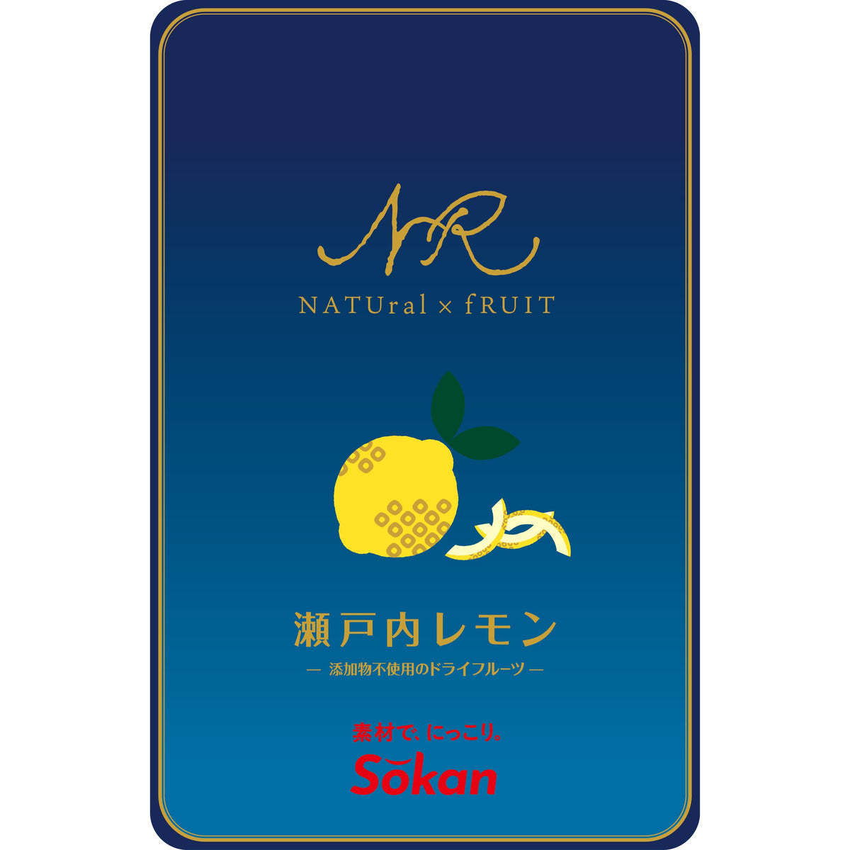 SOKAN Natural X Fruit Setouchi Lemon Dried Fruit 18g (6PCS)