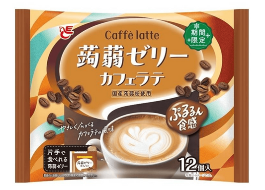 ACE BAKERY Cafe Latte Konjac Jelly 12P 140G (16PCS)