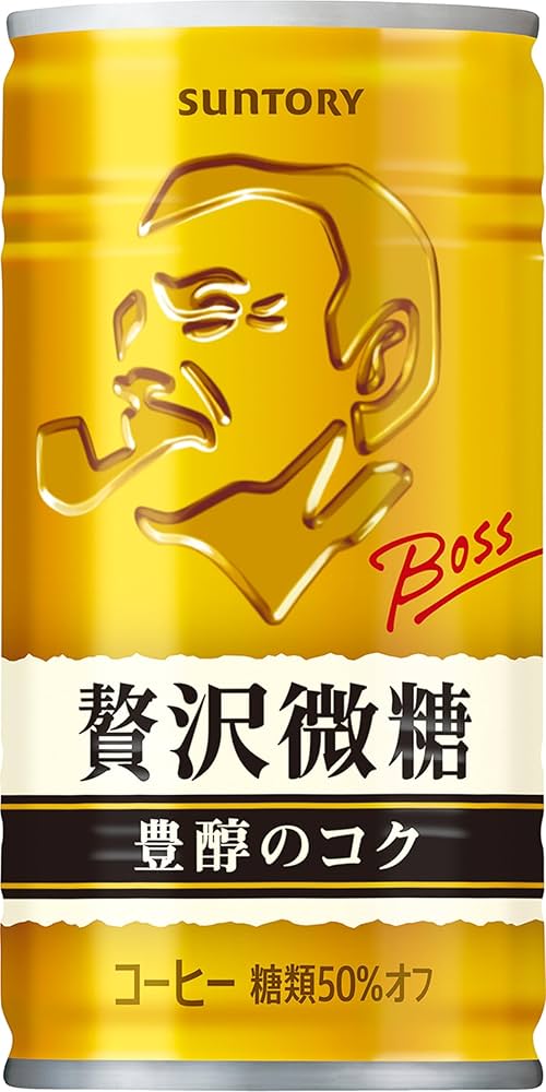 SUNTORY BOSS LESS SUGAR RICH COFFEE 185G (30PCS)