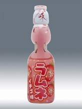 HATA RAMUNE DRINK STRAWBERRY 200ML (30PCS)
