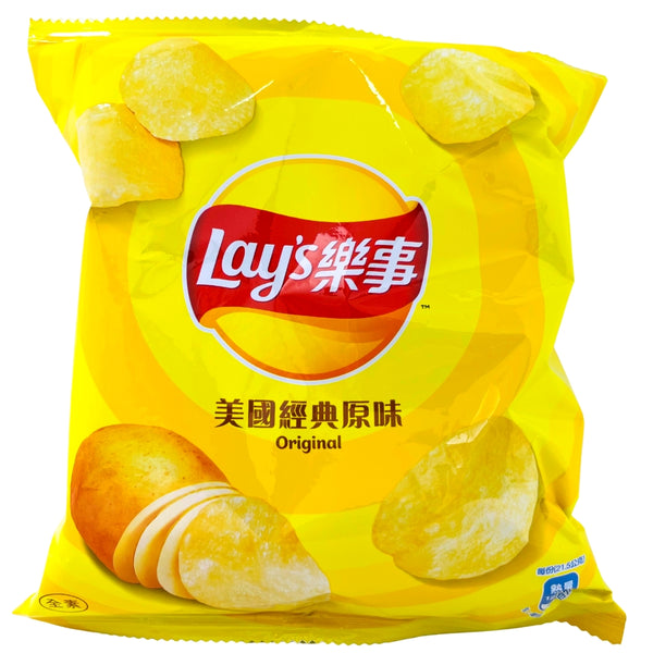 樂事【L13】洋芋片-經典原味 LAY'S POTATO CHIPS-ORIGINAL FLAVOR (12PCS)