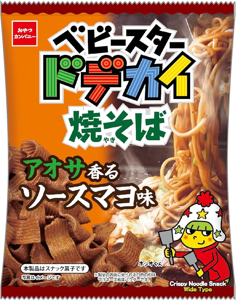 BABY STAR YAKISOBA BIG SAUCE MAYONNAIS EFLAVOR 67G*12*2 (12PCS)