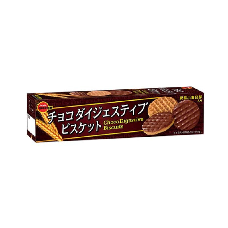 BOURBON CHOCO DIGESTIVE BISCUIT 17P 98.6g (12PCS)