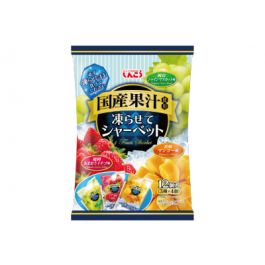 SHINKO Japanese Fruit Juice Sherbet (Freeze and Eat) 12P 216G (16PCS)