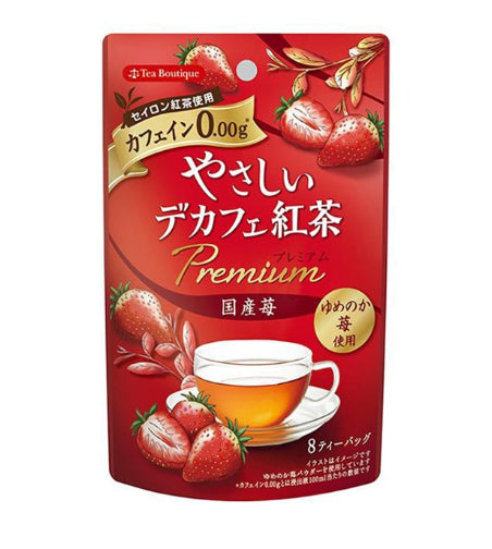 GREEN TEA BOUTIQUE MILD DECAFF PREMIUM STRAWBERRY TEA BAG 12g (6PCS)