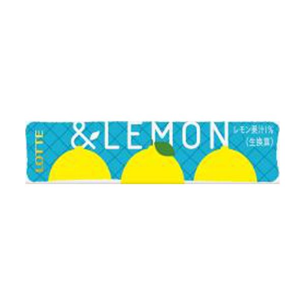 LOTTE FRUIT GUM LEMON 27g (15PCS)