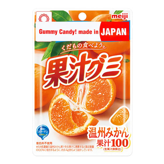 MEIJI GUMMY CANDY FRUIT GUMMY ORANGE 54g (10PCS)