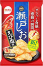 KURIYAMA Seto Shio-age Rice Cracker Shrimp Salt 52g (16PCS)