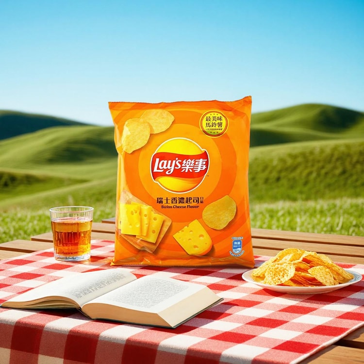 樂事【L25】洋芋片-香濃起司 LAY'S POTATO CHIPS-CHEESE FLAVOR (12PCS)