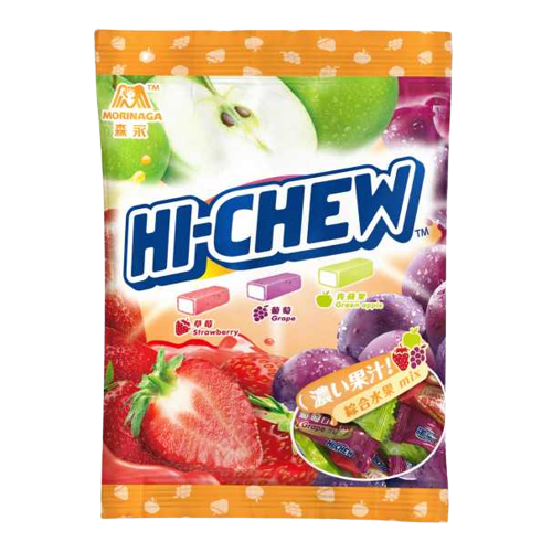 森永嗨啾軟糖-袋裝綜合味 GUMMY MIXED FRUIT FLAVOR (10PCS)