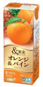 ELBEE AND KAJITSU Fruit Juice Orange & Pineapple 200ml (24PCS)
