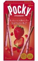 GLICO Crunchy Strawberry Pocky 55g (10PCS)