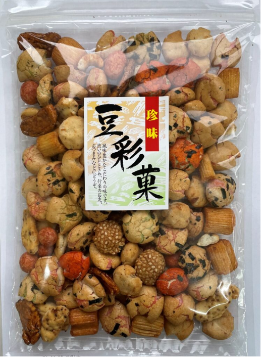 POPPO NUTS BEAN SNACK ARARE RICE CRACKER MIX 260g (10PCS)