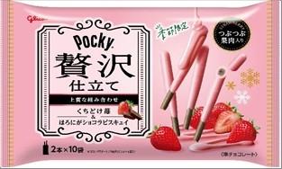 GLICO POCKY LUXURY STRAWBERRY 146g (14PCS)