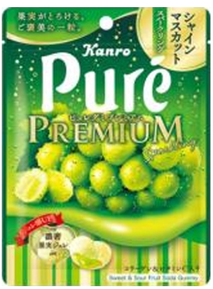PURE GUMMY PREMIUM SHINE MUSCAT SPARKLING 54G (6PCS)