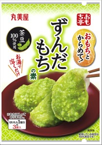 MARUMIYA RICE CAKE TOPPING SWEET GRENN SOYBEAN PASTE (10PCS)