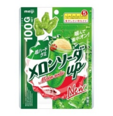 MEIJI Melon Soda Up Hard Gummy 100g (6PCS)