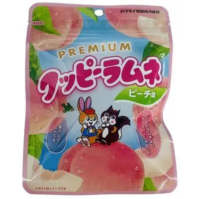 KAKUDAI PREMIUM KUPPY RAMUNE CANDY PEACH (10PCS)