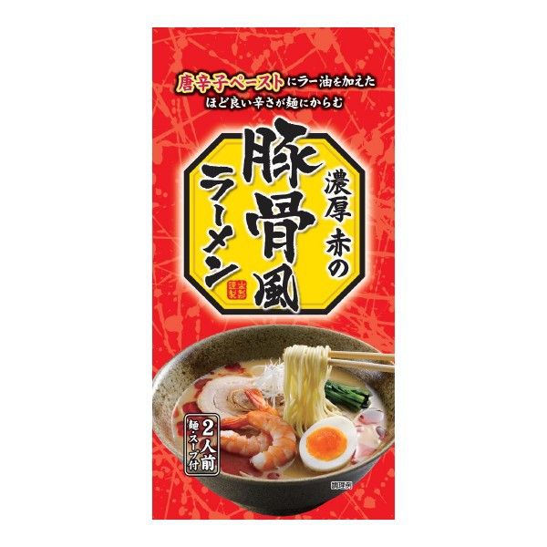YAMAMOTO SEIFUN RICH TONKOSTU RAMEN RED MEAT-FREE 240g (20PCS)