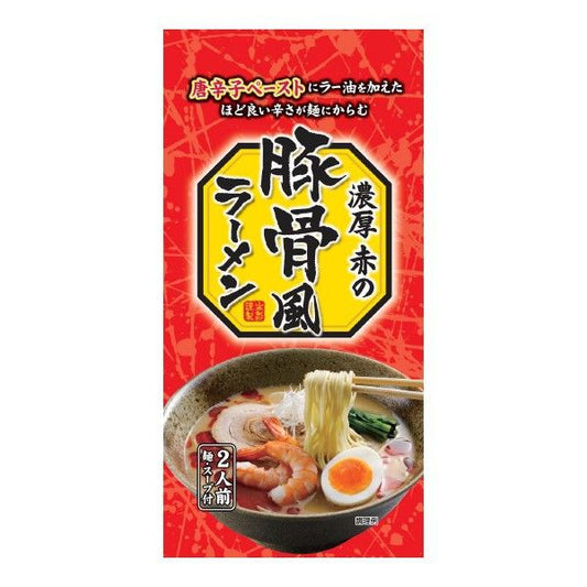 YAMAMOTO SEIFUN RICH TONKOSTU RAMEN RED MEAT-FREE 240g (20PCS)