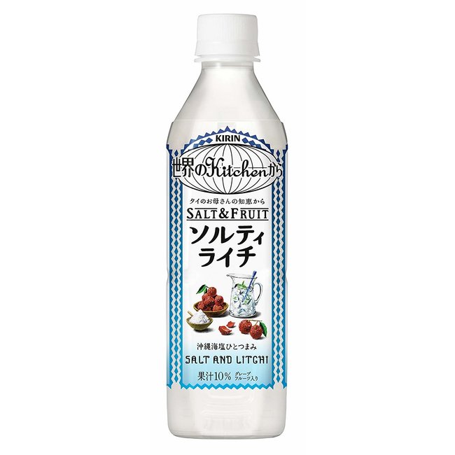 KIRIN SEKAI NO KITCHEN SALTY LYCHEE DRINK 500ML PET (24PCS)