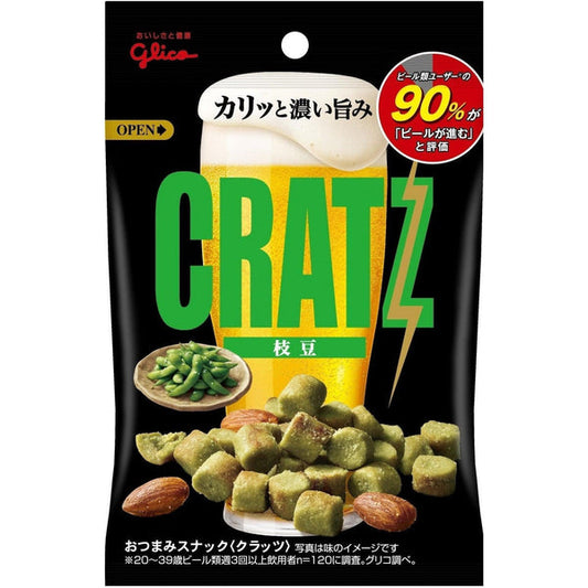 GLICO CRATZ SNACK EDAMAME 42g (12PCS)