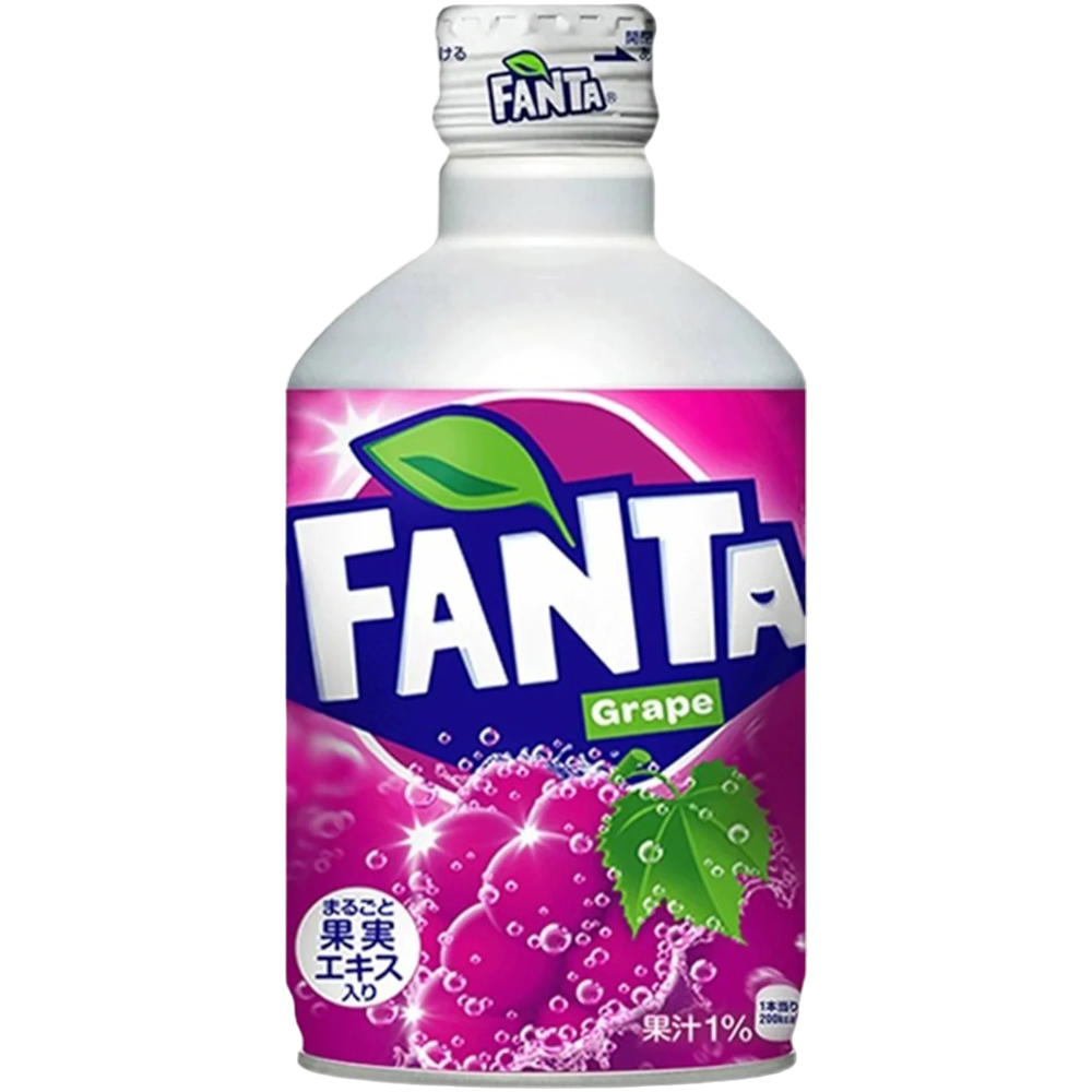 COCA COLA FANTA GRAPE 300ML BOTTLE CAN (24PCS)