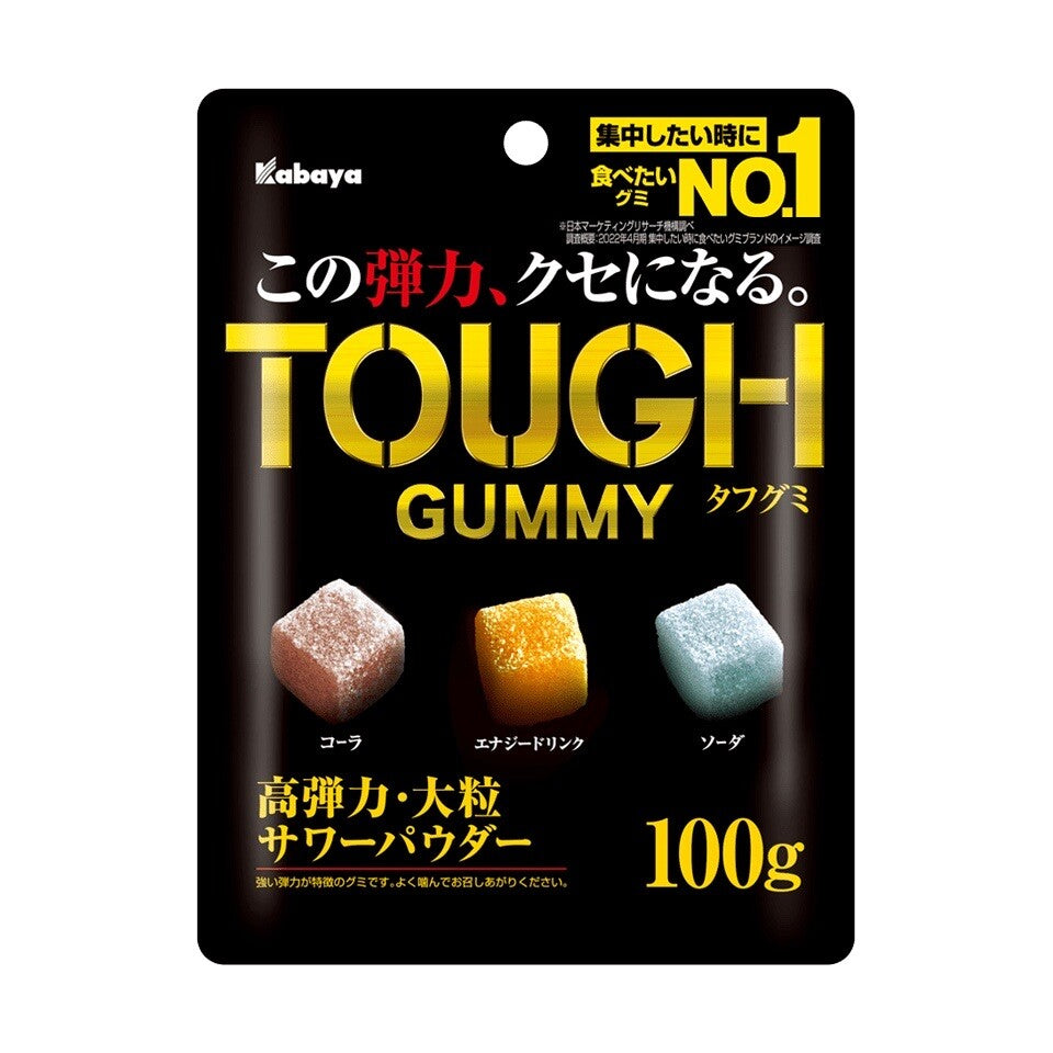 KABAYA TOUGH GUMMY COLA LEMON SODA 100g (6PCS)