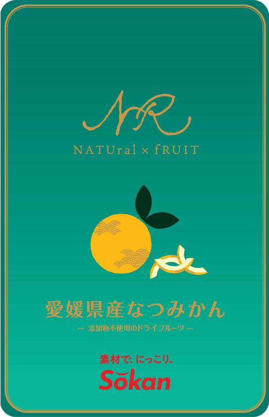 SOKAN Natural X Fruit Ehime Prefecture Summer Orange Dried Fruit 18g (6PCS)
