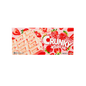 FUJIYA Heart Cookie (Strawberry Chocolate)9P (5PCS)
